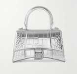 Намалена! Bale*nciaga silver , мини чанта