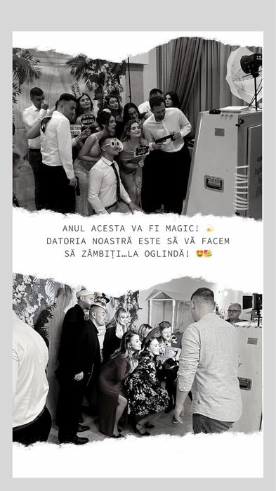 Platforma 360, Oglinda Foto, Baloane cu fum