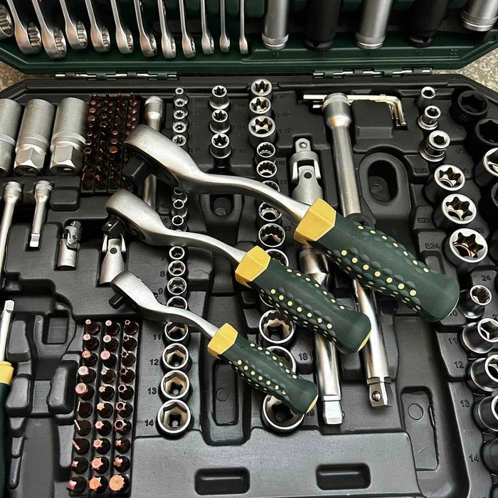 ТОП ЦЕНА !!! Комплект гедоре 216 части ROCKFORCE PREMIUM