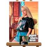 Cadoul perfect,portret pictat original dupa poza