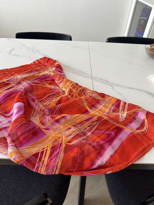 Шелковый шарф Ungaro, 70 на 180, оригинал