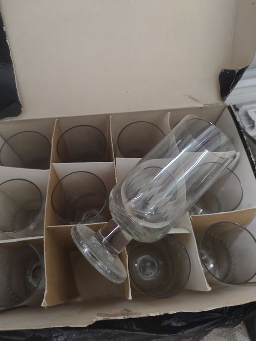 Набор фужеров 12 шт советская хрусталь