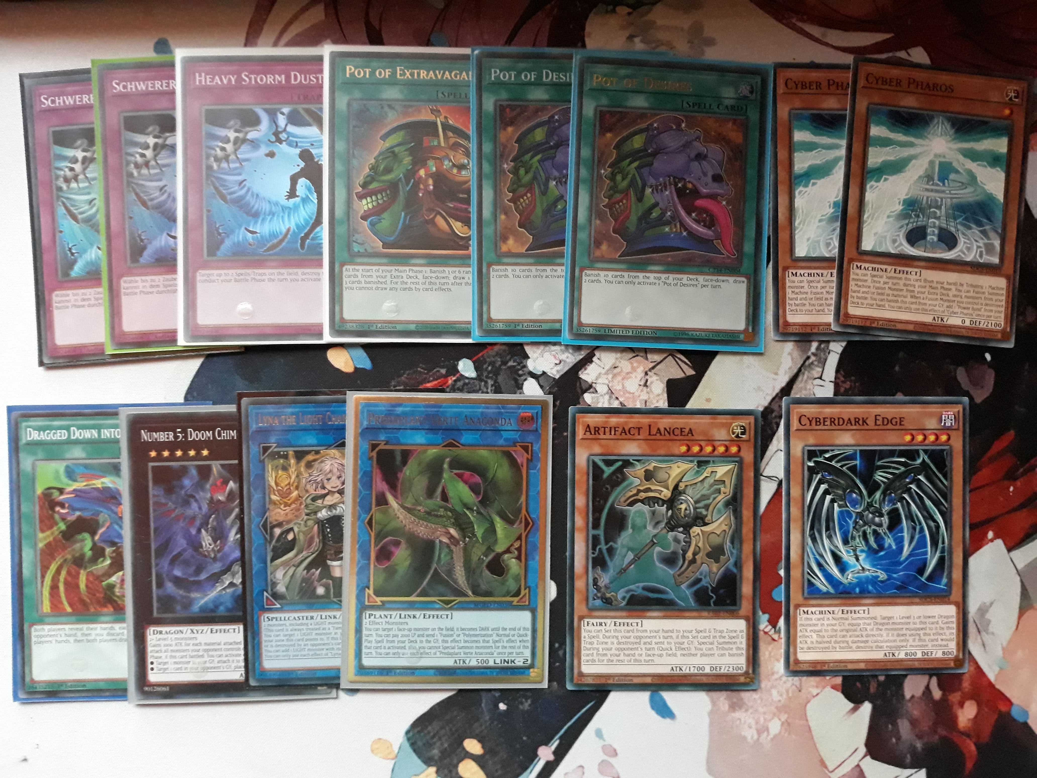 Carti de joc Yugioh Cyber Dragon Deck+Extra deck