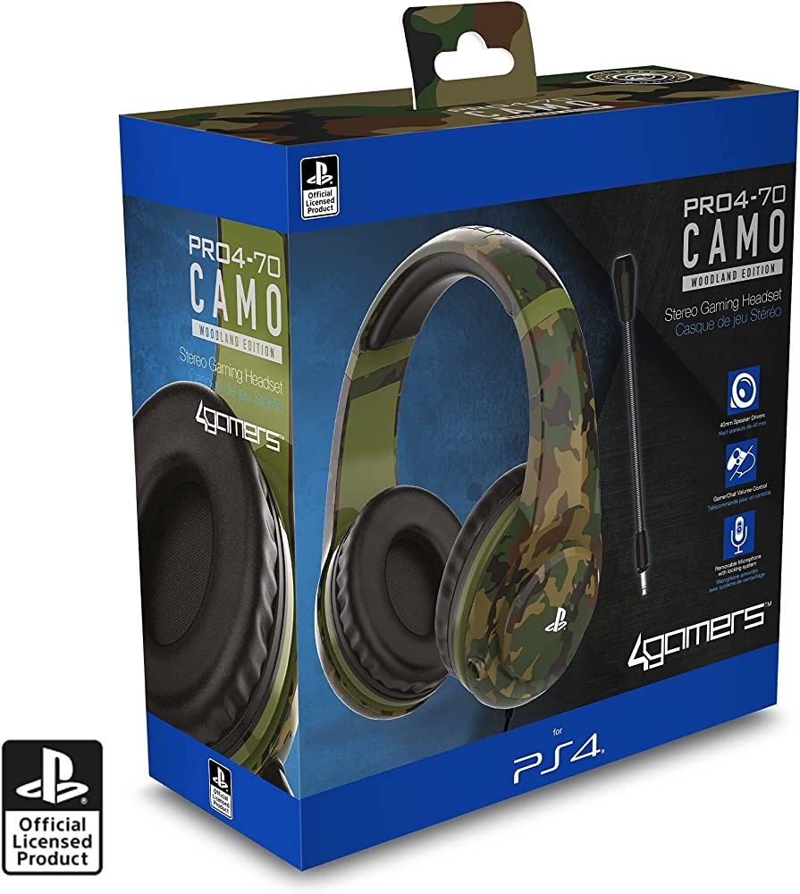 Гейминг PS 4Gamers PRO4-70 Stereo Gaming Headset (Camo) PS4