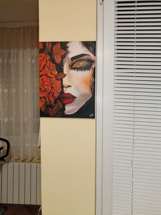 Картина есен в косите