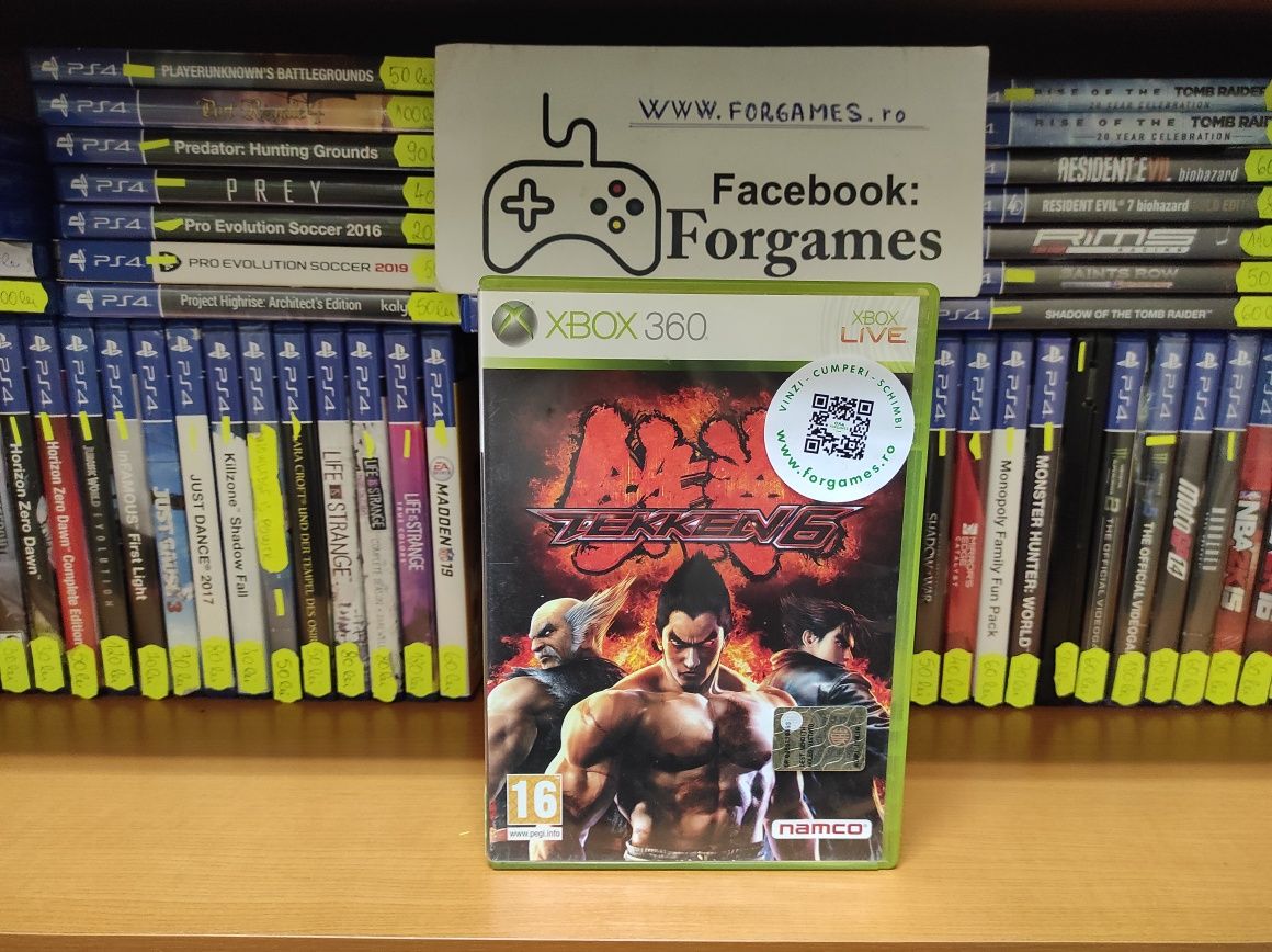 Vindem jocuri consola Tekken 6 Xbox 360 Forgames.ro