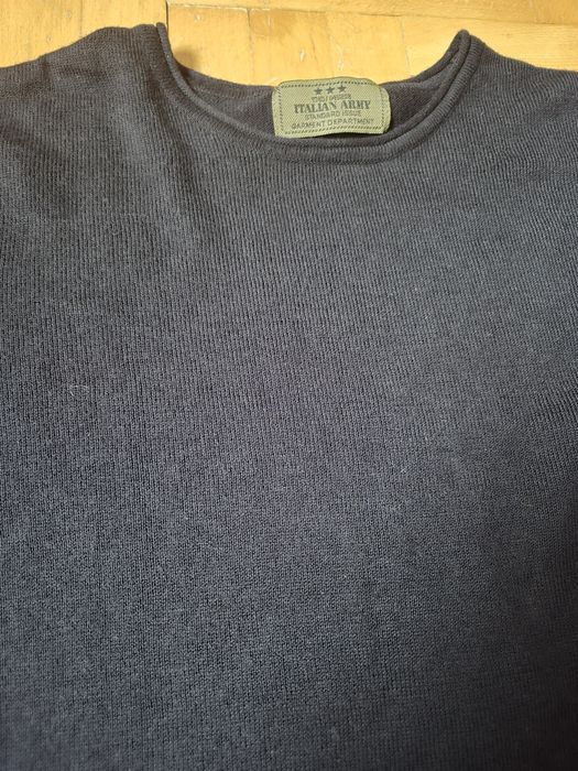 Pulover Bărbați Italian Army, Standard Issue, 100% Bumbac - S