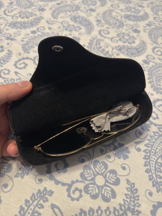 Ochelari de soare unisex Ray-Ban RB3025 001/33 55 Aviator Large Metal