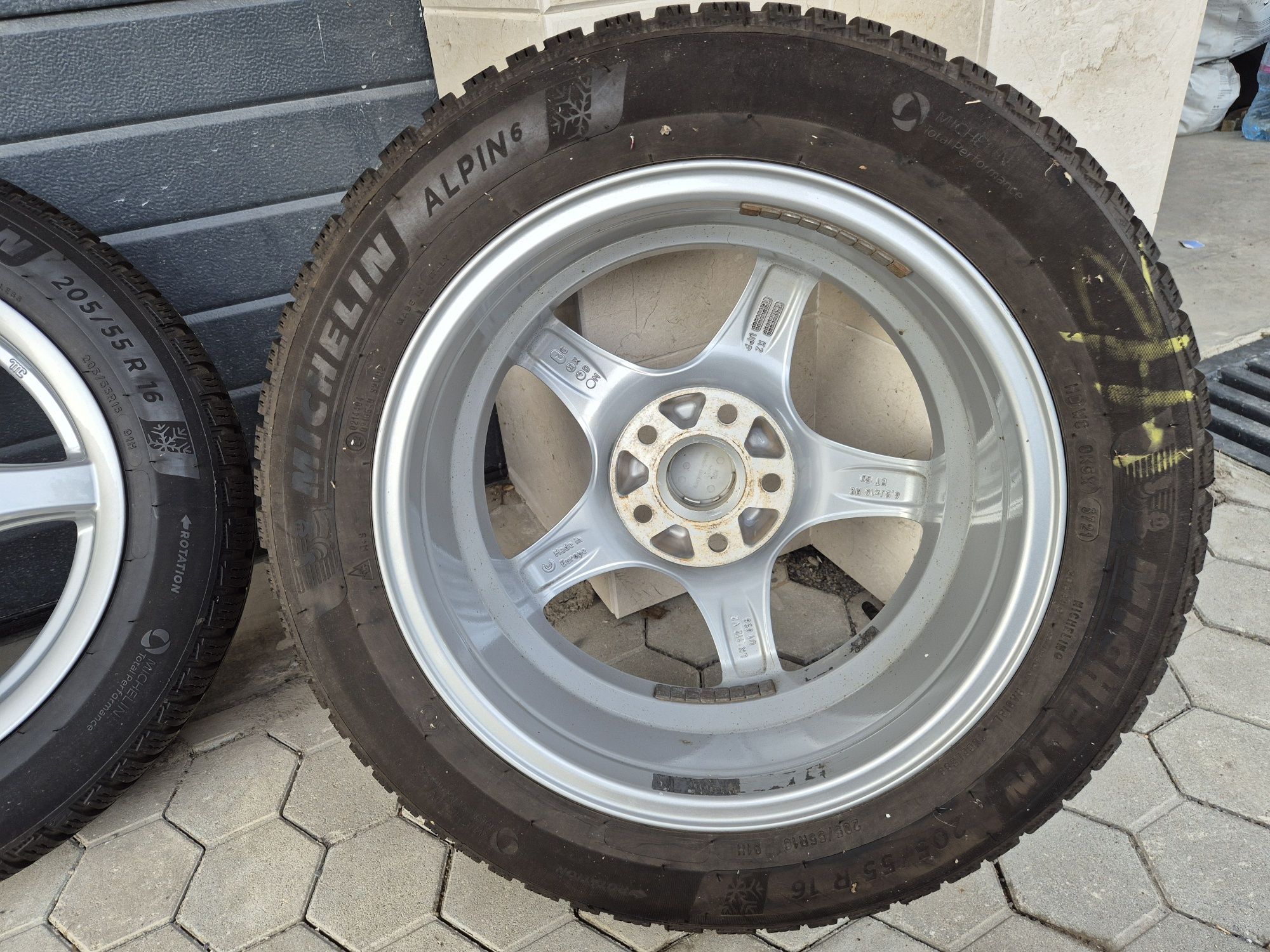 Лети джанти Rial със зимни гуми Michelin Alpin 205/55R16.