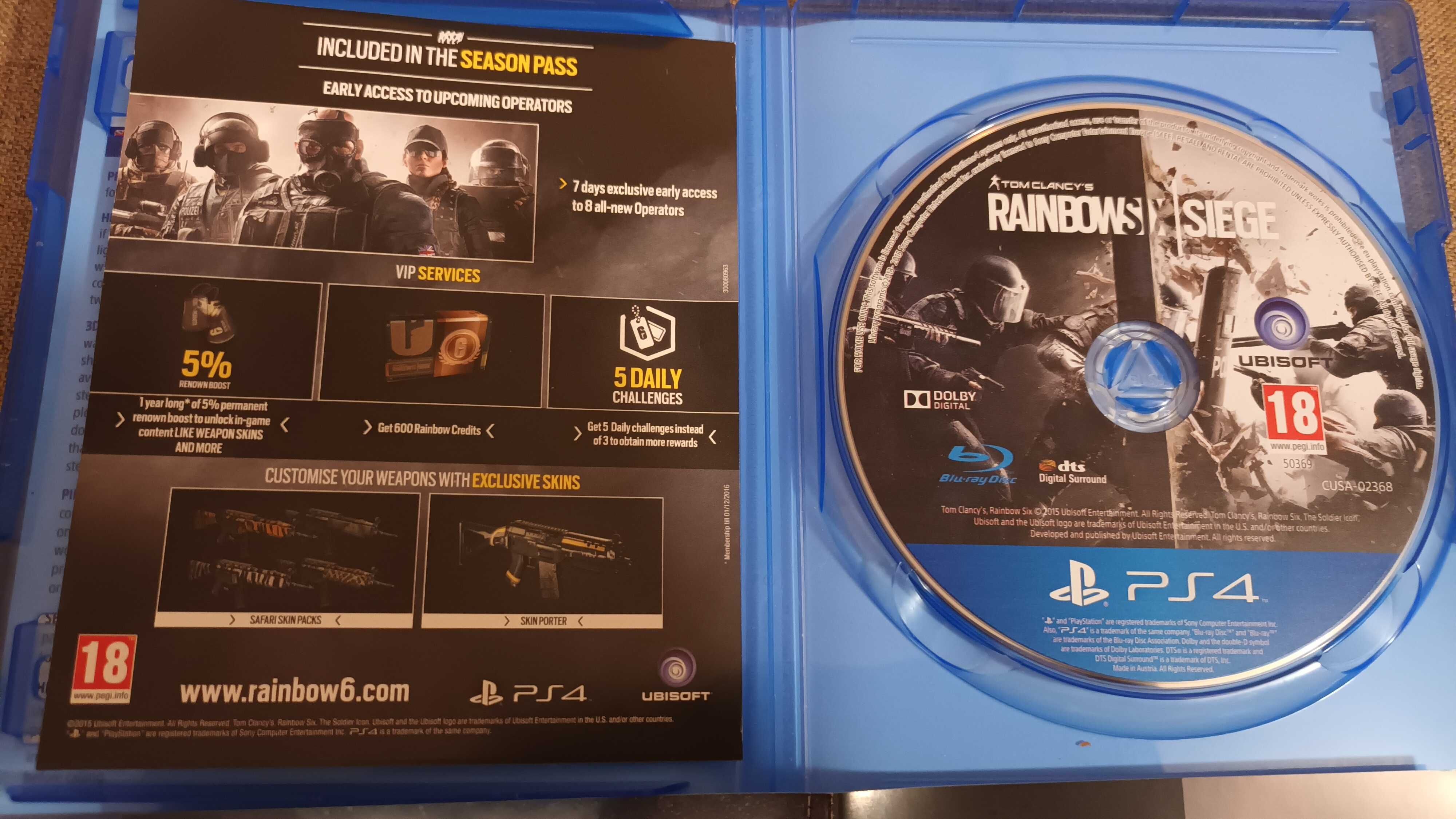 Rainbow Six Siege PS4