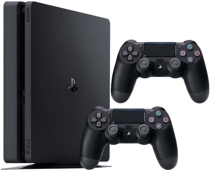 Ps4 slim 2 джостика 512 гб