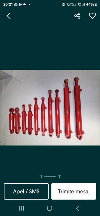 Cilindru hidraulic plug  reversibil cupa etc .crapator lemne noi toată