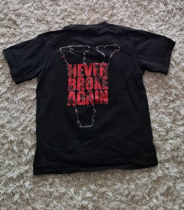 Black Vlone x Never Broke Again Haunted T-Shirt
