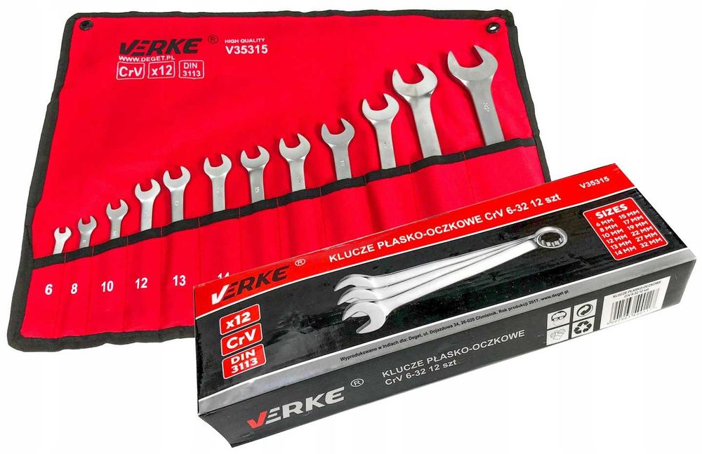 Set 12 chei fixe combinate 6-32mm (V35315)