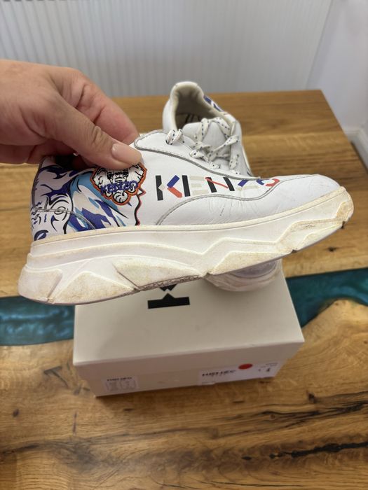 Adidasi fete, Kenzo, piele naturala, originali, mar 34, int  21.5 cm