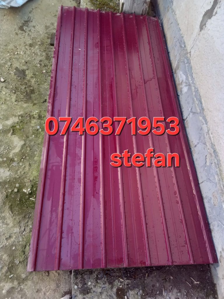 Vand tabla cutata zincata și color