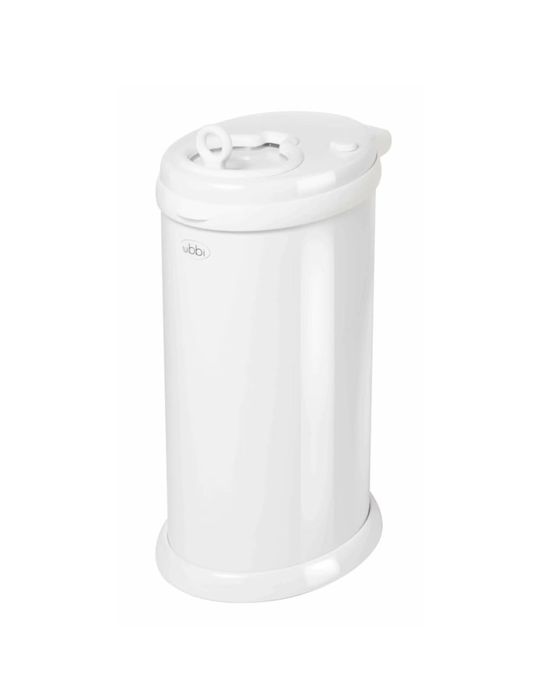 Cos pentru scutece bebelusi, Otel, Alb