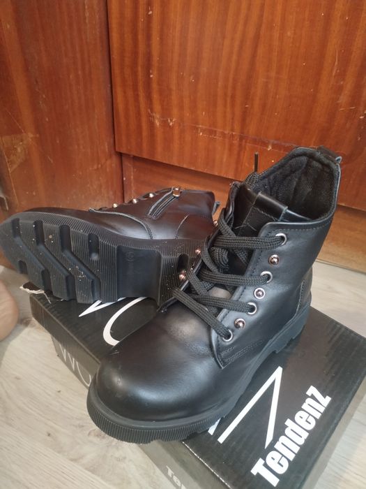 Боти за момиче естествена кожа