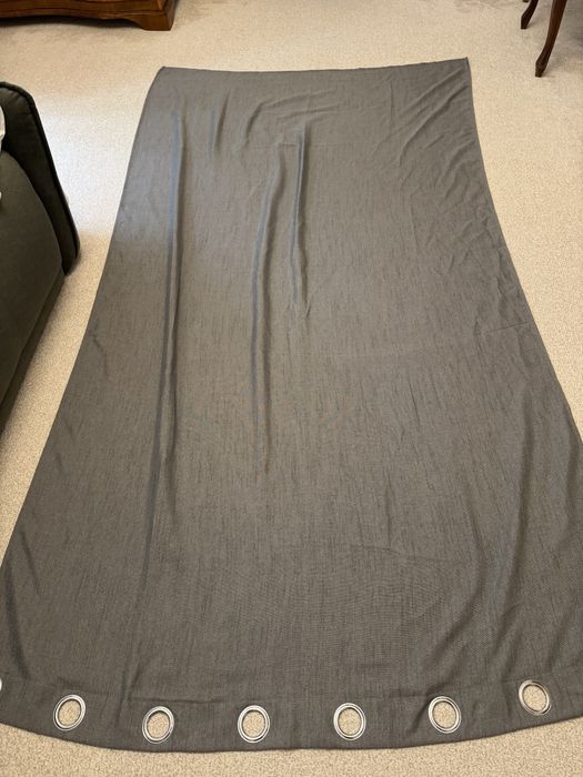 Draperii 2 bucati noi gri antracid