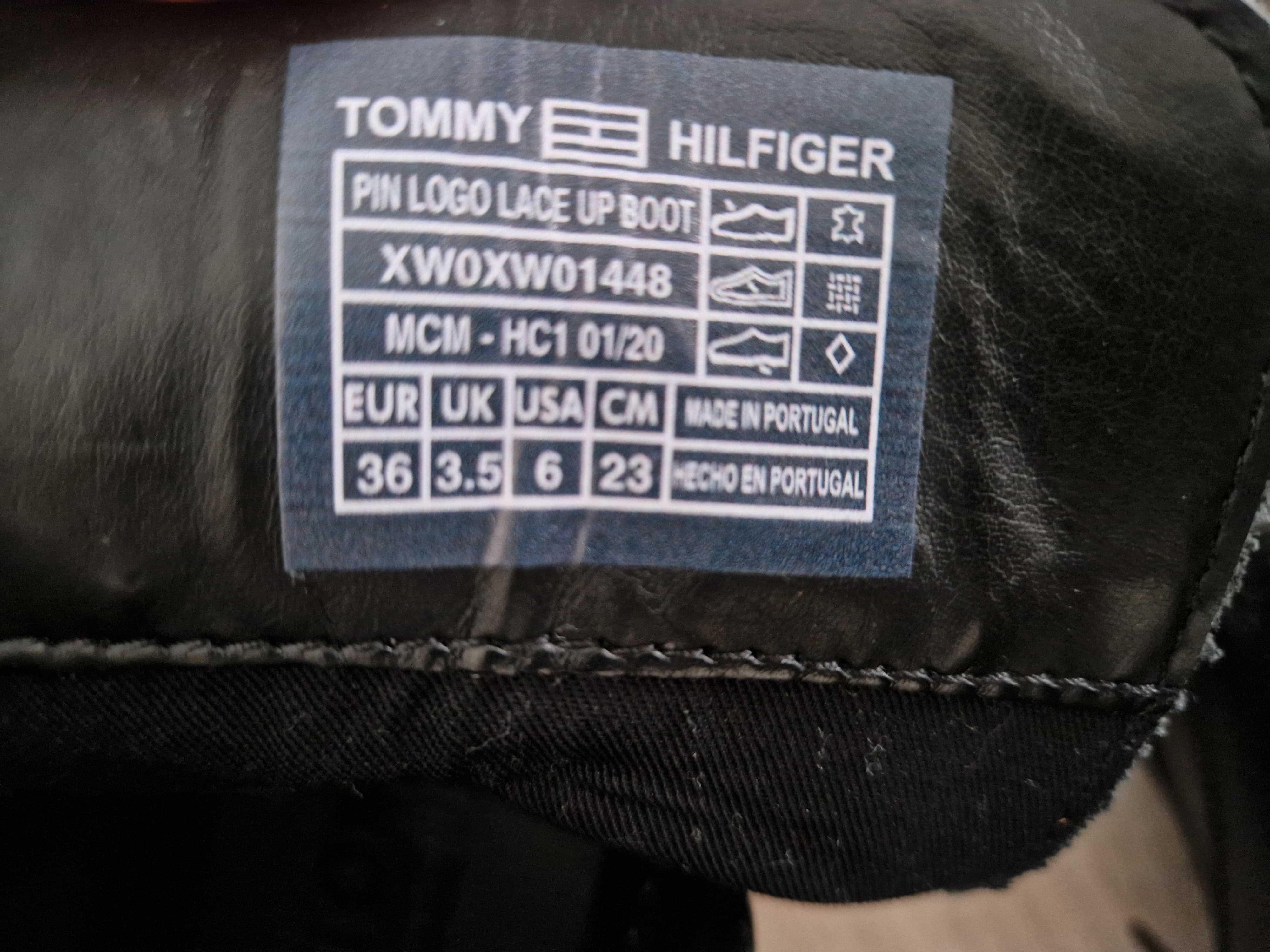 Tommy Hilfiger botine damă, marimea 36, piele