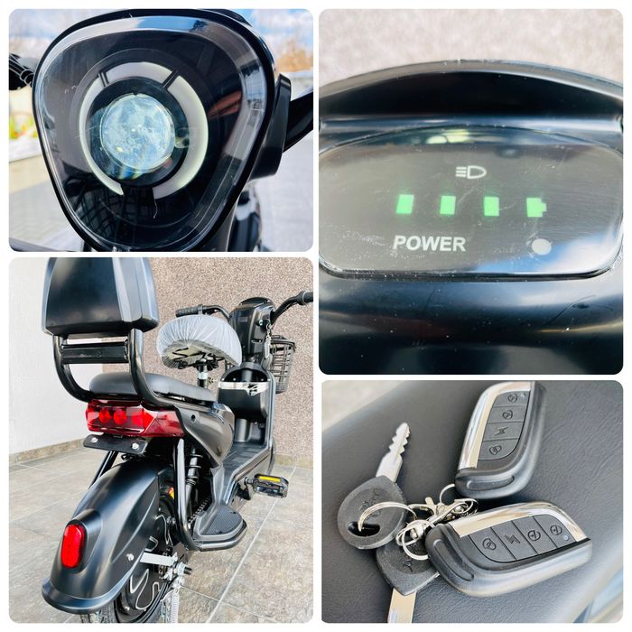 Bicicleta Electrica 350W SCUTER Electric NOU 12Ah Trotineta E-Bike ‼️