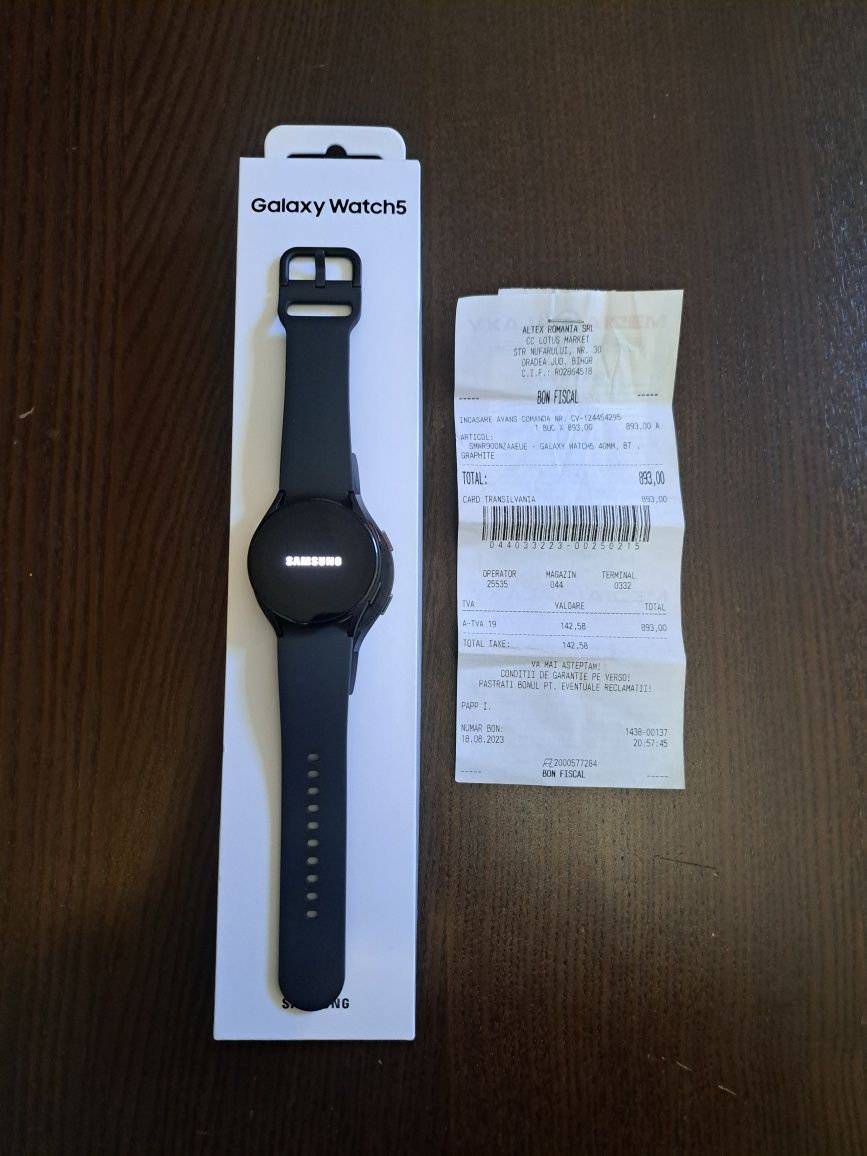 Vând Samsung Galaxy Smartwatch 5 cu GARANTIE