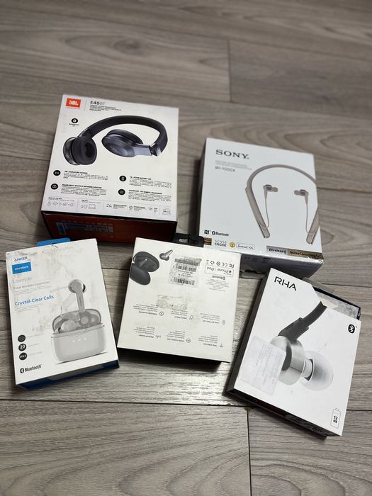Casti Bluetooth Wireless Sony JBL RHA,Adaptor iphone Samsung