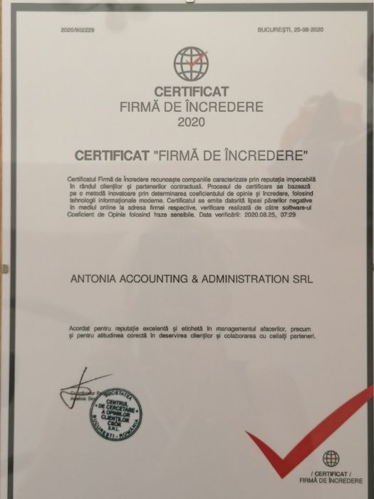 Contabilitate completa asociatii de proprietari , cenzorat