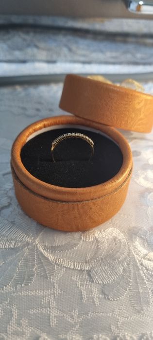 Inel aur 14k cu 13 diamante naturale
