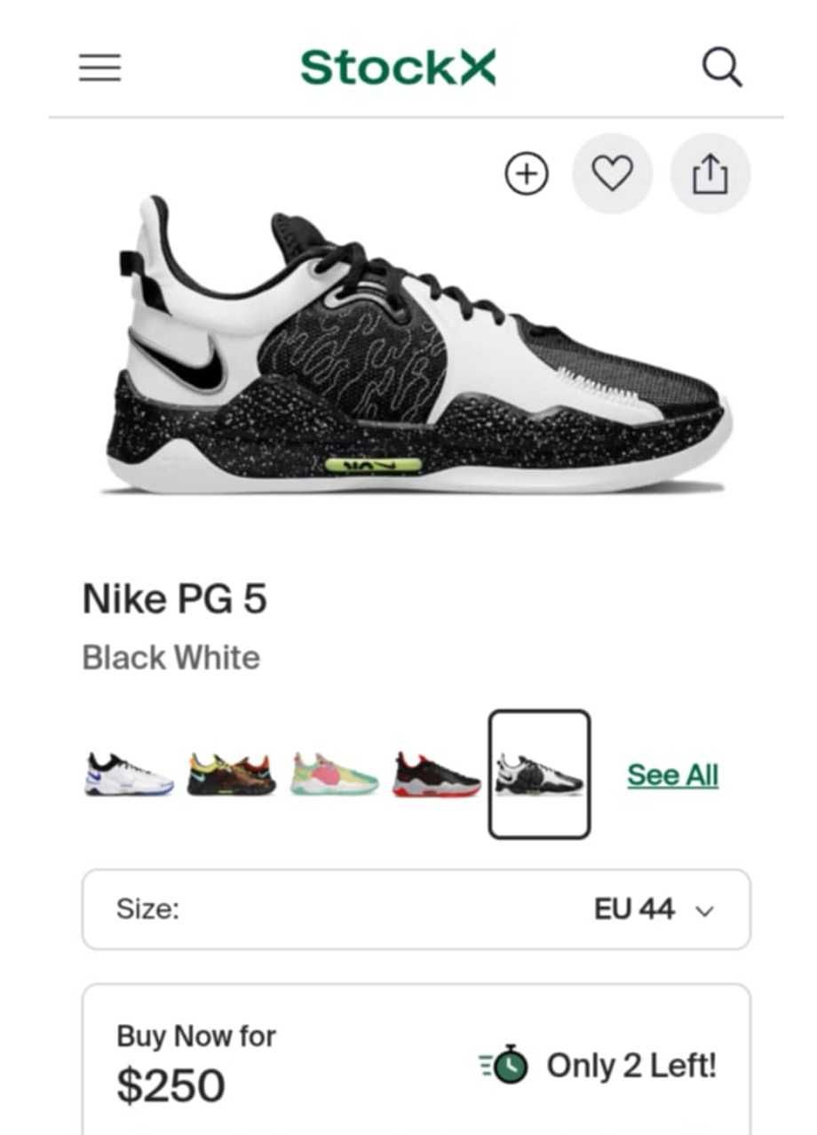 Nike PG5 баскетболни мъжки маратонки