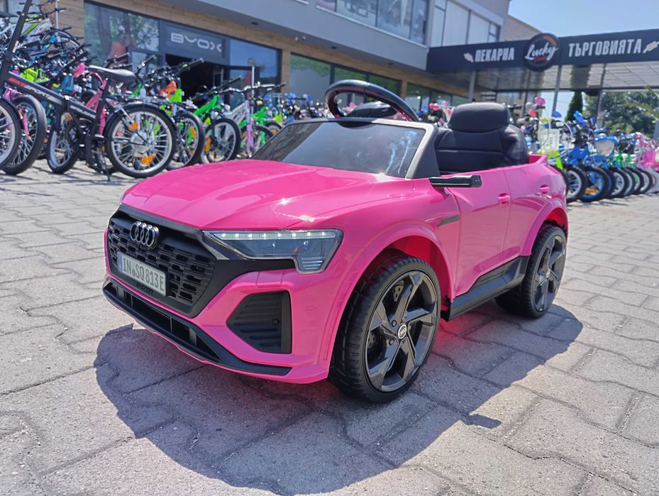 AUDI Акумулаторен джип SQ8 e-tron мет. Розов