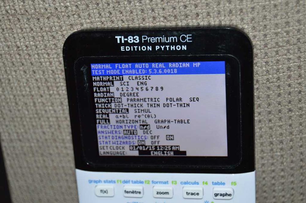 Calculator stintific Texas Instruments TI-83 Premium CE Python Edition