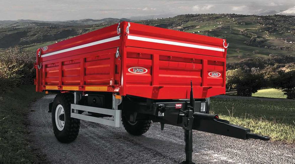 Remorca Agricola Moskon de la 2.5t-6t, BAsculabila DE LA 4500 EURO