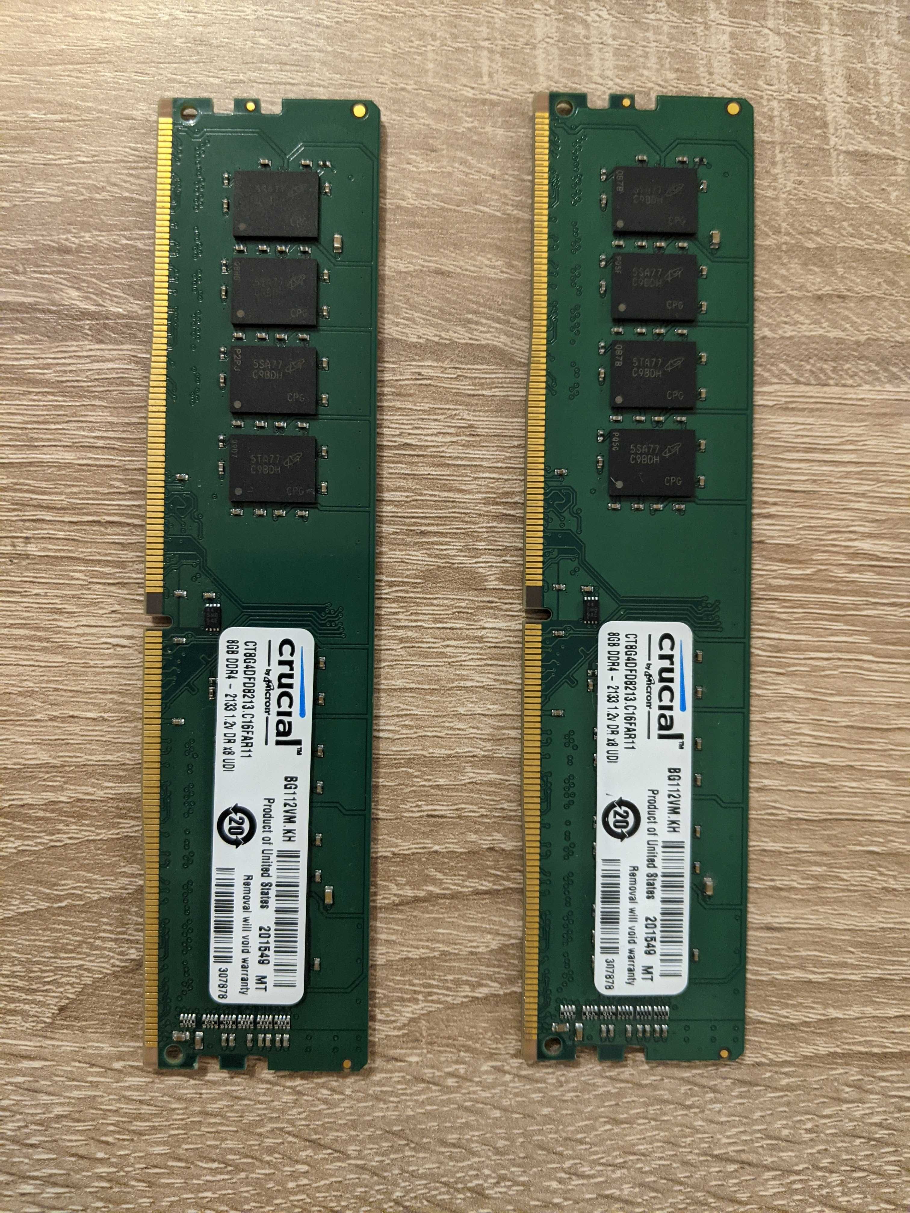 kit memorie ram ddr4 16GB(2x8GB) Crucial