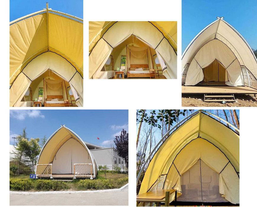 Cort tip Ekobel sail, structura premium tip barca cu panze, 35 mp.