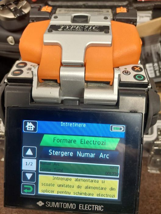 Sumitomo 71c splicing machine fiber optic aparat sudat fibra optica