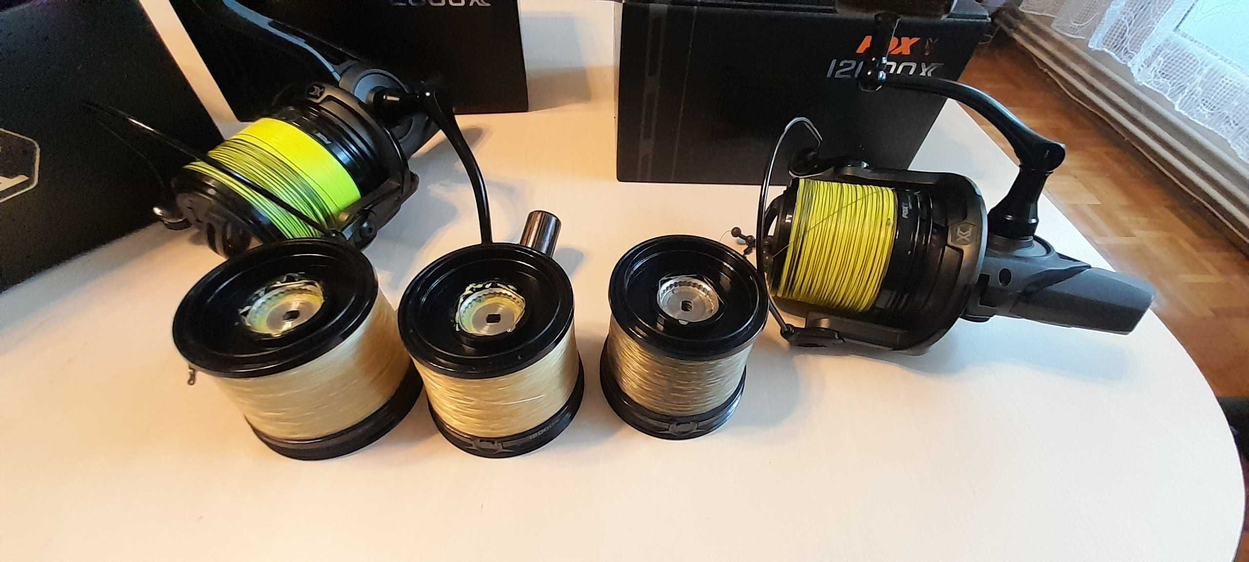 Mulinete FOX 12000XC cu tamburi de rezerva