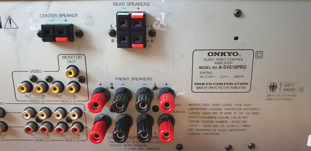 Onkyo A-SV610Pro amplificator, 2X125W pe 8 Ohm