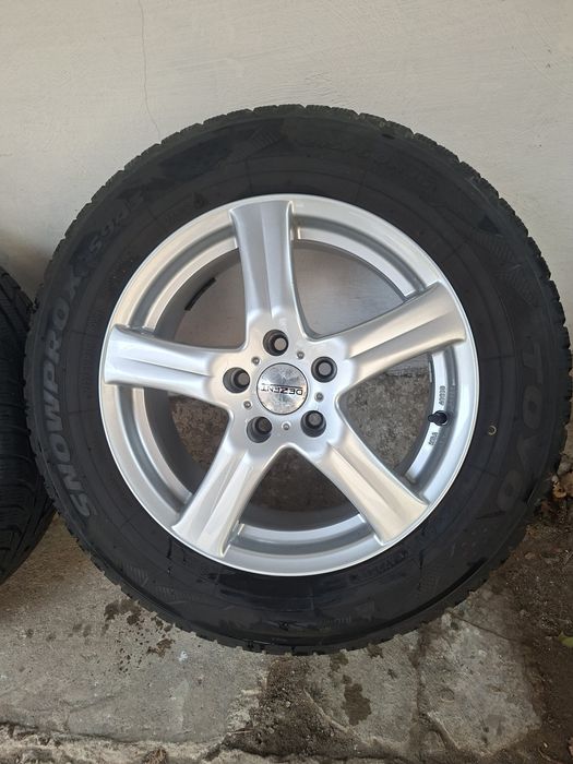 Jante aliaj 5x108 cu anvelope de iarna 7mm