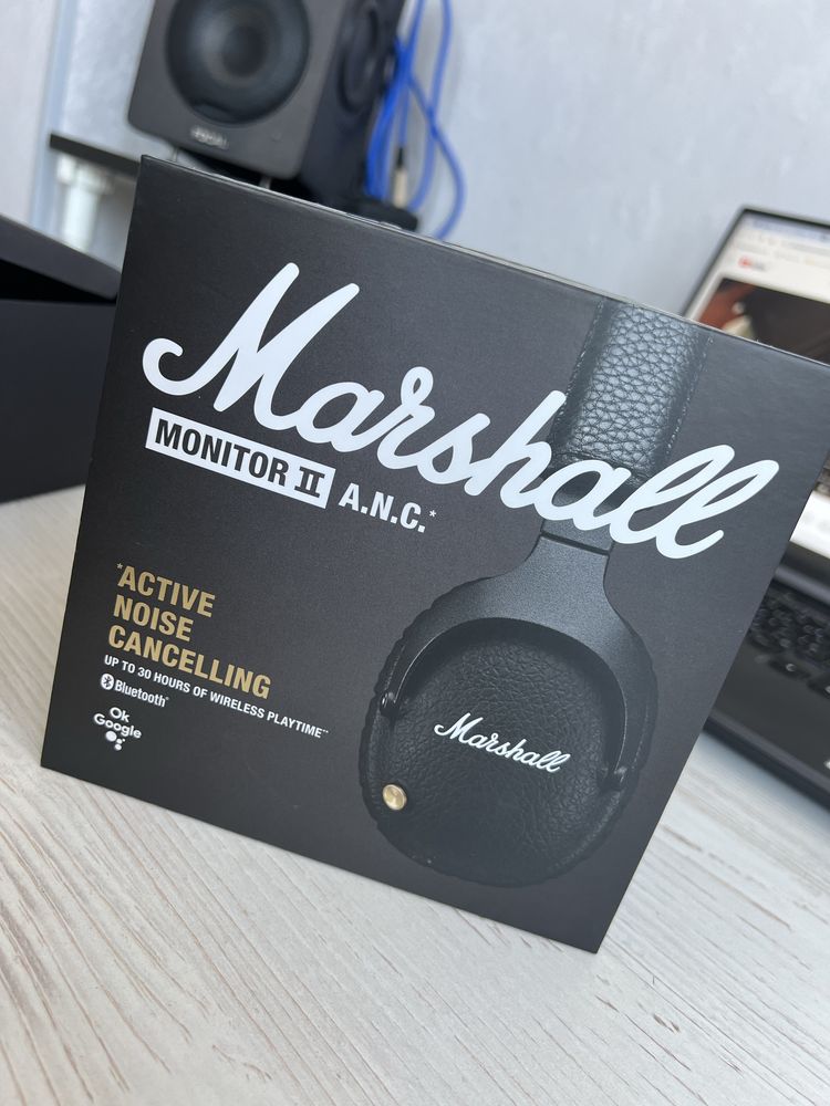 наушники с активным шумоподавлением Bluetooth Marshall Monitor II ANC