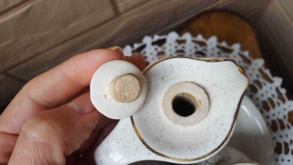 Прекрасен керамичен комплект солнички от Англия