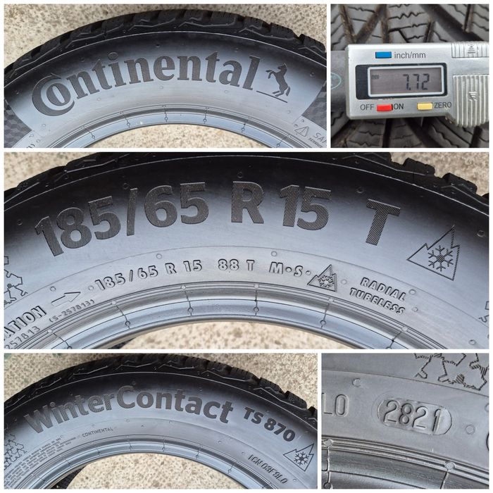 O bucată 185/65 R15 M+S iarnă - una Debica Continental
