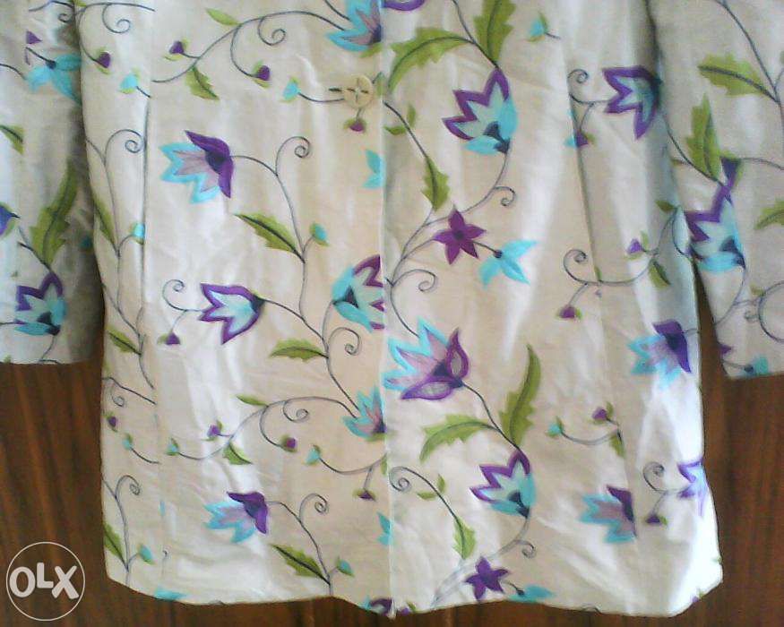 Sacou Jones, din matase brodata, nou, 38-40/M, foarte frumos