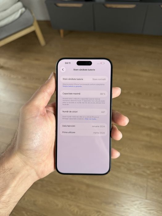 iPhone 15 Pro Max Black Titanium 256gb 88%