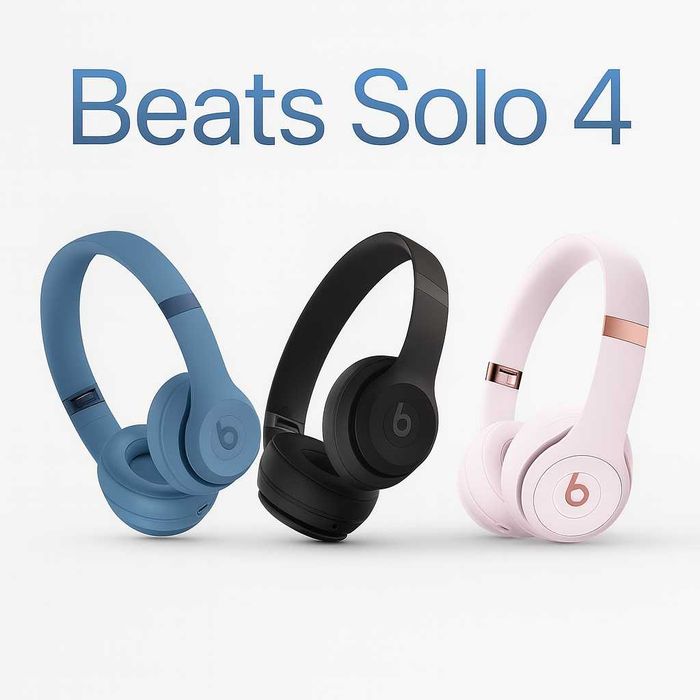 Beats Solo 4 — Стильные Наушники с Глубокими Басами. Есть доставка