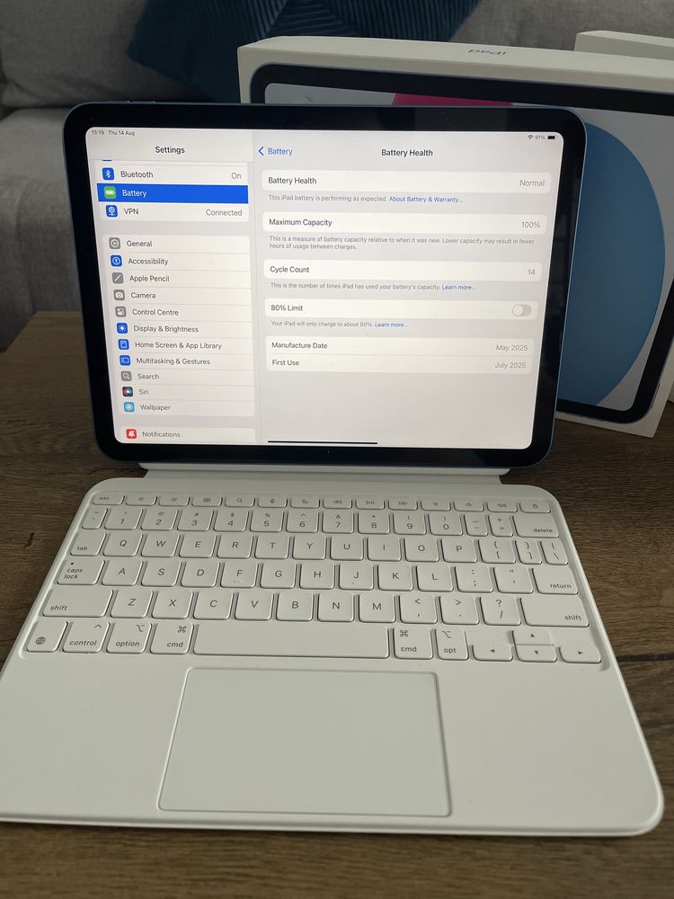 Apple Ipad A16 128gb 11' magic keyboard folio