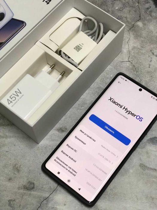 Xiaomi Redmi Note 14 Pro, 256 Gb (Косшы, Республика 18Б (ЛОТ 750780)