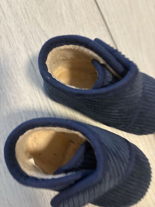 Pantofi catifea imblaniti copii