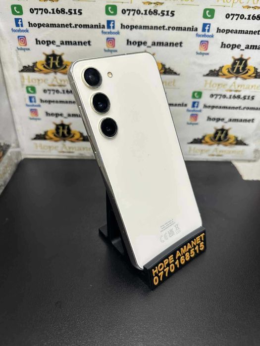 Hope Amanet P3 Crangasi Samsung S23 White  Stocare 128 GB