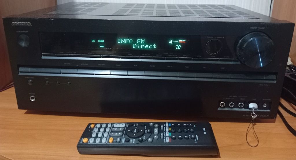 Ресийвър Onkyo USB HDMI с дистанционно
